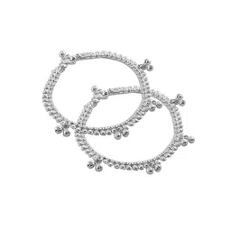 Heer Collection Silver-Plated Anklet-picture-15