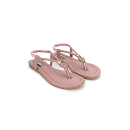 HEIGHTEN Women Open Toe T-Strap Flats-picture-25