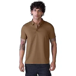 hektor Men’s Bonded Hidden Button Polo Bubble Checks–Premium Nylon Polo|Casual Regular Fit Short Sleeve Polo T-Shirt-picture-17