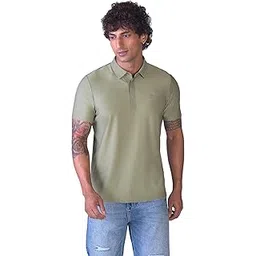hektor Men’s Bonded Hidden Button Polo Small Checks–Premium Nylon Polo|Casual Regular Fit Short Sleeve Polo T-Shirt-picture-16
