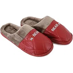 heleey Soft & Warm Winter Slippers for Men & Women, Non-Slip Indoor House Slippers, Cozy Furry Flip-Flops, Comfortable Flat Chappals for Home Use-picture-48