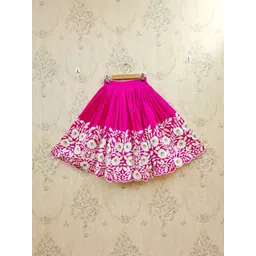 Helene Girls Embroidered Thread Work Ready to Wear Lehenga &-picture-24