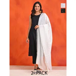 HELLA FASHIONS Embroidered Dupatta-picture-39