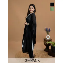 HELLA FASHIONS Pack Of 2 Cotton Dupatta-picture-31