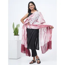 HELLA FASHIONS Tie & Dye Cotton Dupatta-picture-31