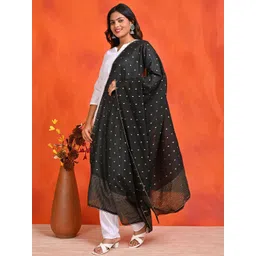 HELLA FASHIONS Woven Design Dupatta with Zari-picture-30