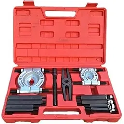 HELLARO 5-Ton-Capacity Bearing Separator Wheel Hub Axle Puller Set Pinion Bearing Removal Tool Kit Bearing Splitter Bar-Type 2" 3" Splitter Long Jaw Gear Pulley-picture-31