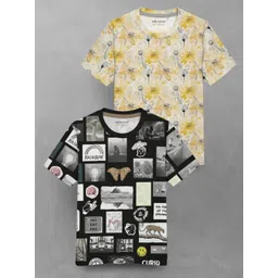 HELLCAT Boys 2 Printed Applique T-shirt-picture-31