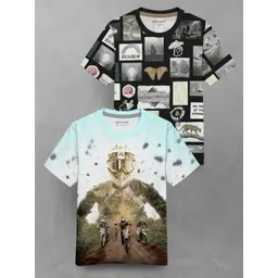 HELLCAT Boys 2 Printed Applique T-shirt-picture-23