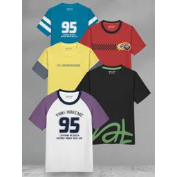 HELLCAT Boys 5 Printed Applique T-shirt-picture-33