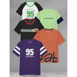 HELLCAT Boys 5 Printed Pockets T-shirt-picture-22