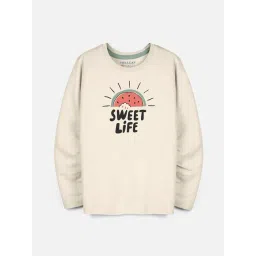 HELLCAT Boys Beige Printed Full Sleeves T-Shirt-picture-29