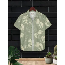 HELLCAT Boys Floral Opaque Printed Casual Shirt-picture-24