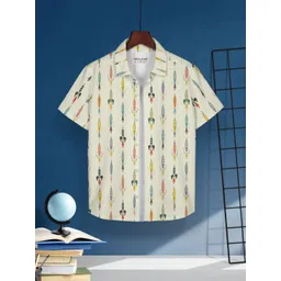 HELLCAT Boys Opaque Printed Casual Shirt-picture-39