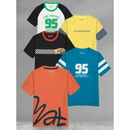 Hellcat Boys Orange Regular Fit Graphic T-Shirt-picture-21