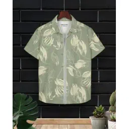 hellcat Boys Printed Regular Fit Shirt with Short Sleeves-picture-12