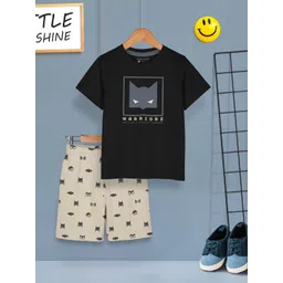 HELLCAT Boys Printed T-shirt with Shorts-picture-35