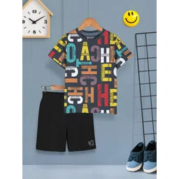 HELLCAT Boys Printed T-shirt with Shorts-picture-22