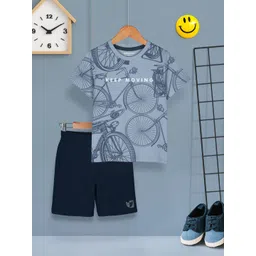 HELLCAT Boys Printed T-shirt with Shorts-picture-27
