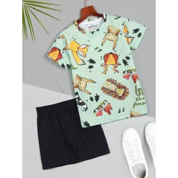 HELLCAT Boys Printed T-shirt with Shorts-picture-24