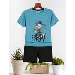 HELLCAT Boys Printed T-shirt with Shorts-picture-20
