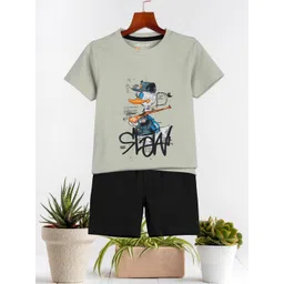 HELLCAT Boys Printed T-shirt with Shorts-picture-25