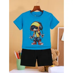 HELLCAT Boys Printed T-shirt with Shorts-picture-26