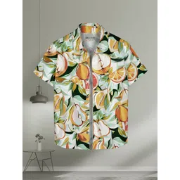 HELLCAT Boys Spread Collar Conversational Printed Cotton Casual Shirt-image-23