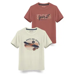 HELLCAT Boys Typography 2 Printed T-shirt-picture-23