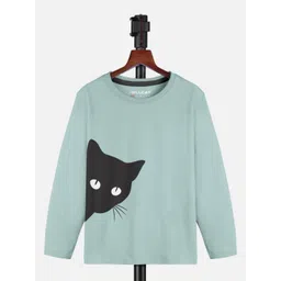 HELLCAT Girls Graphic Printed Round Neck T-shirt-picture-21