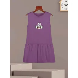 HELLCAT Girls Mauve Printed Dresses-picture-25