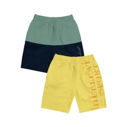 HELLCAT Girls Pack Of 2 Printed Cotton Shorts-picture-57