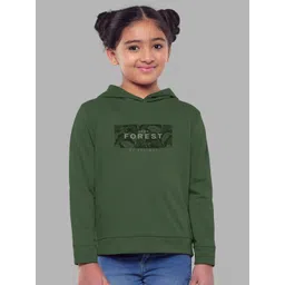 HELLCAT Girls Printed Hooded Cotton Sweatshirt-picture-28