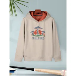 HELLCAT Kids Beige Printed Full Sleeves T-Shirt-picture-20