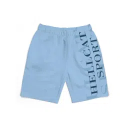 HELLCAT Kids Blue Printed Shorts-picture-26