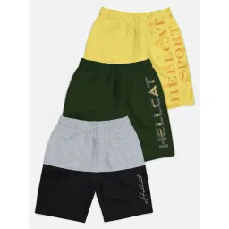 HELLCAT Kids Multi Printed Shorts (Pack Of 3)-picture-11