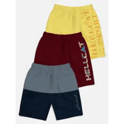 HELLCAT Kids Multi Printed Shorts (Pack Of 3)-picture-44