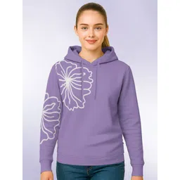 HELLCAT Women Graphic Printed Hooded Sweatshirt-picture-27