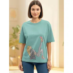 HELLCAT Women Printed T-shirt-picture-17