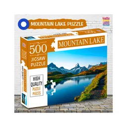 hellofriend books Hello Friends Mountain Lake 500-Piece Jigsaw Puzzles for Kids and Childrens Realistic illustration Challenging Brain Booster Gifts, Fun and Creative Fun Game - Ages 9+ (500 Pcs)-picture-19