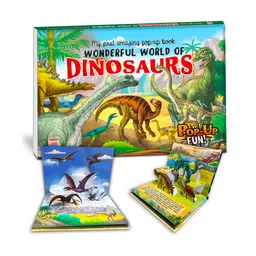 My First Wonderful World of Dinosaurs Pop-Up Story Books with Bestime Fun and Colorful for Kids, Children and Toddlers - Language-English-image-7