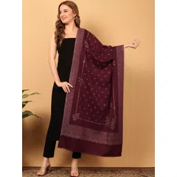 Hemkunt Fabric Women Embroidered Stole-picture-20