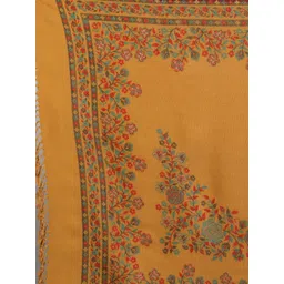 Hemkunt Fabric Women Floral Woven Design Stole image 5