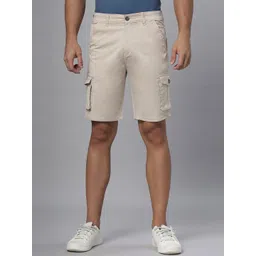 Hence Men Slim Fit Low-Rise Cargo Shorts-picture-41