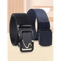 HENEDA Men Pack Of 2 Textured Belt-picture-36