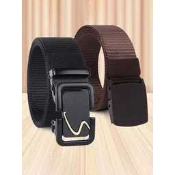 HENEDA Men Set Of 2 Woven Design Belt-picture-13