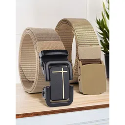 HENEDA Men Set Of 2 Woven Design Belt-picture-39