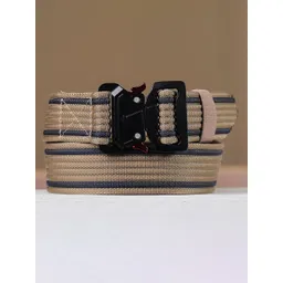 HENEDA Men Woven Design Stretchable Canvas Belt-picture-17