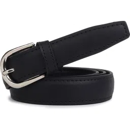 heneda Women Formal, Casual Black Synthetic Belt-picture-1