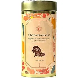 Hennaveda Herbal Hair Colour Powder with Dye Brush, Hand Gloves, and Shower Cap | No Artificial Color, Chemical-Free Natural Mehandi | Ayurvedic Blend Heena For Men and Women (Blackish Brown, 100 g)-picture-42